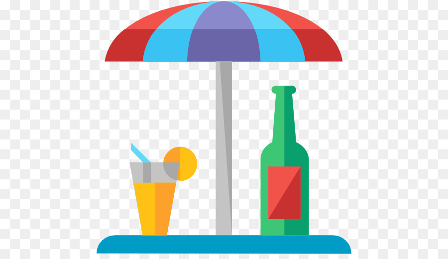 Parasol Et Boissons，Ombre PNG