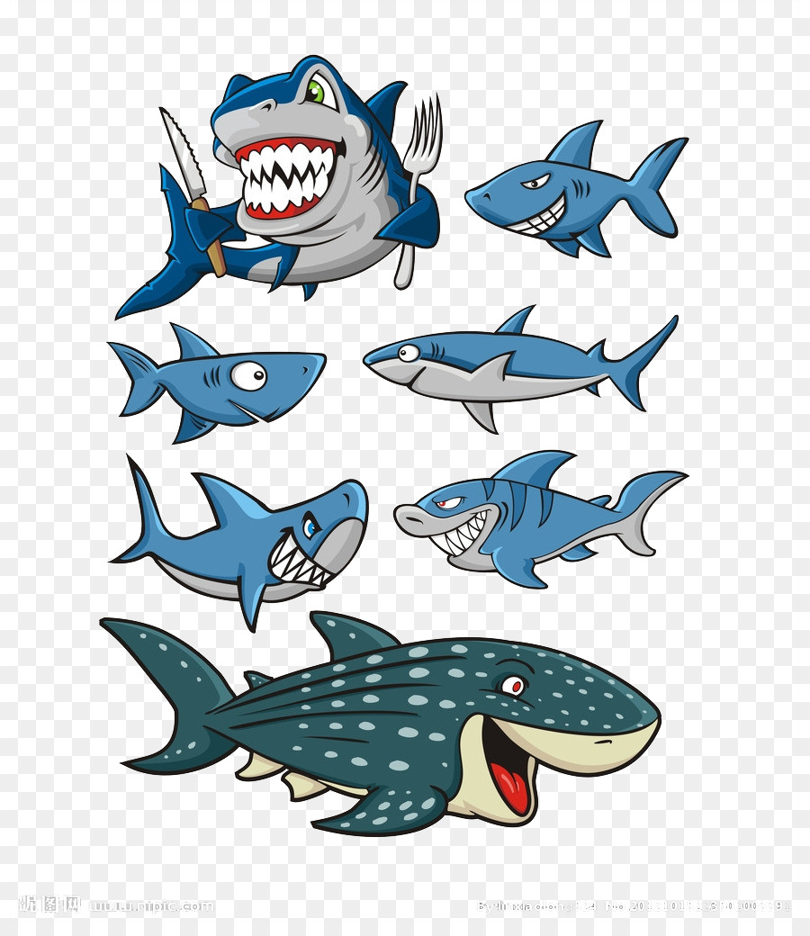 Requins De Dessin Animé，Dessin Animé PNG