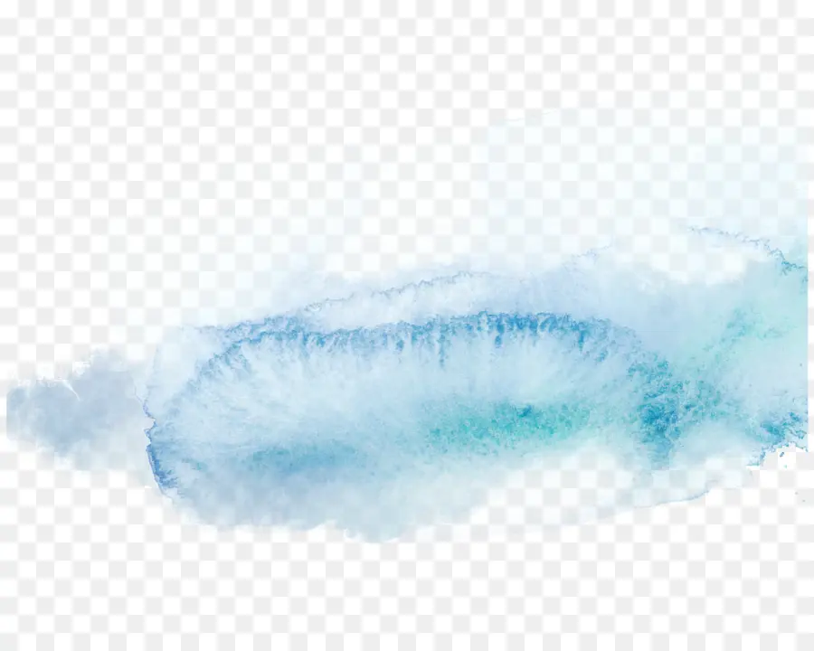 Aquarelle，Bleu PNG