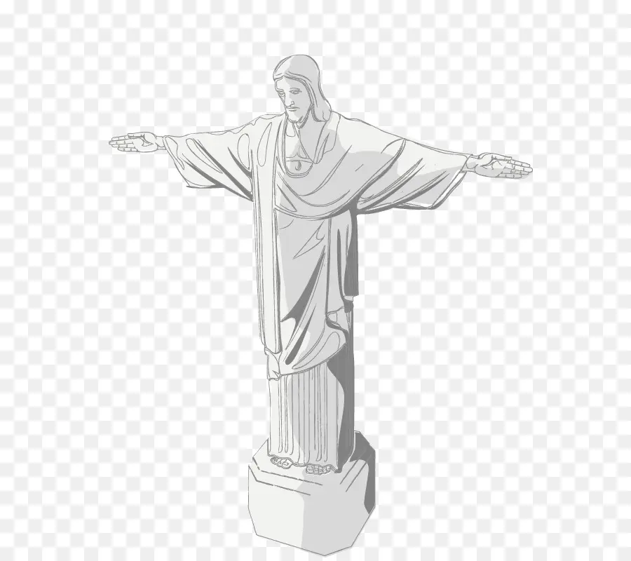 Christ Rédempteur，Statue PNG