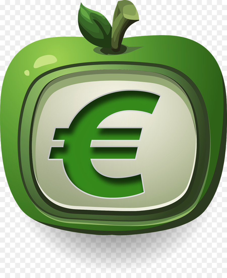 Pomme Verte En Euros，Devise PNG