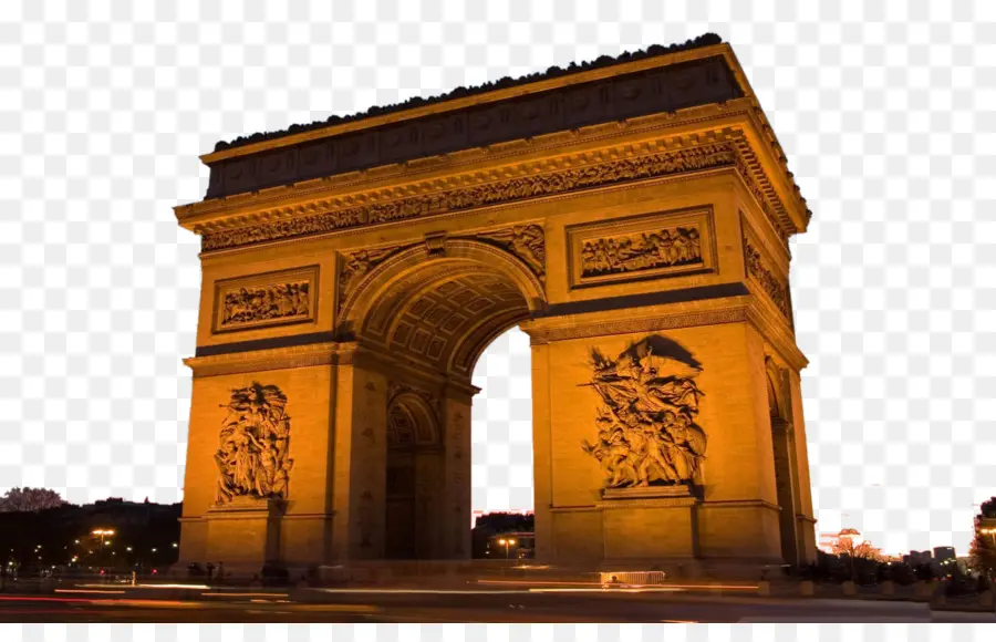 Arc De Triomphe，Eiffel Tower PNG