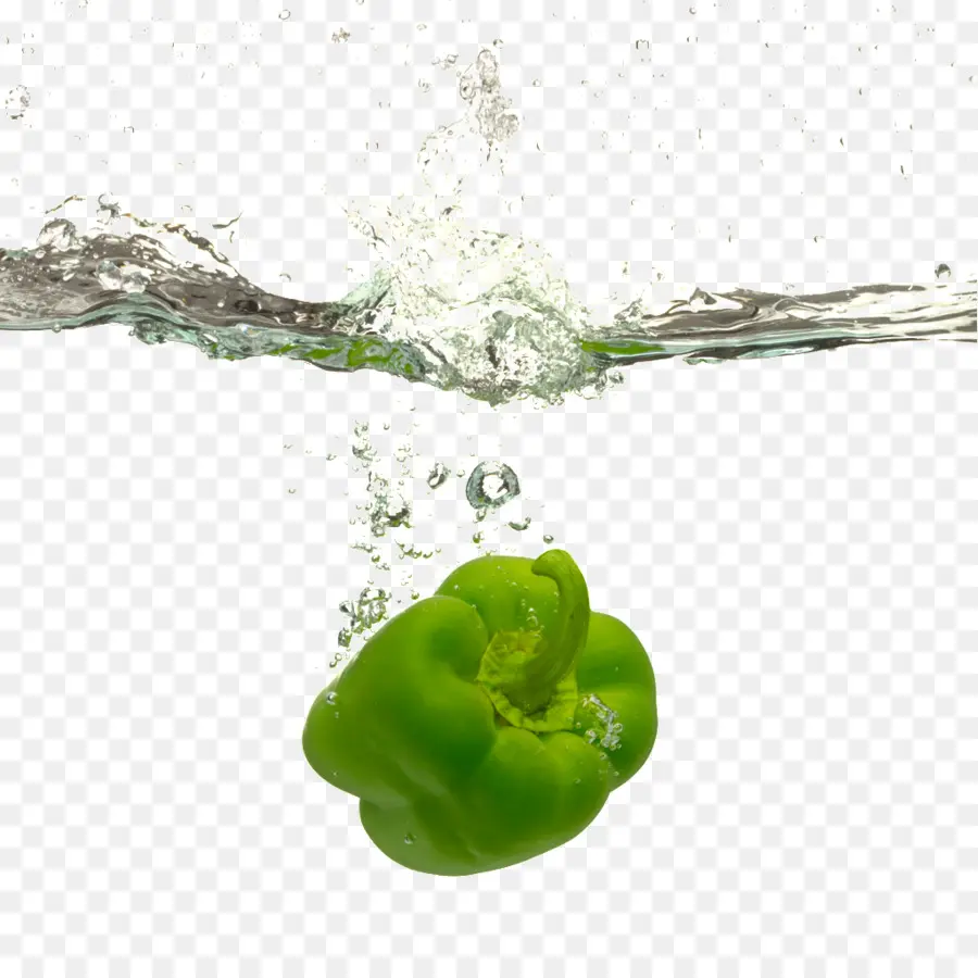 Poivron Vert，Eau PNG