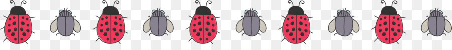 Bordure Coccinelle Et Abeille，Insectes PNG