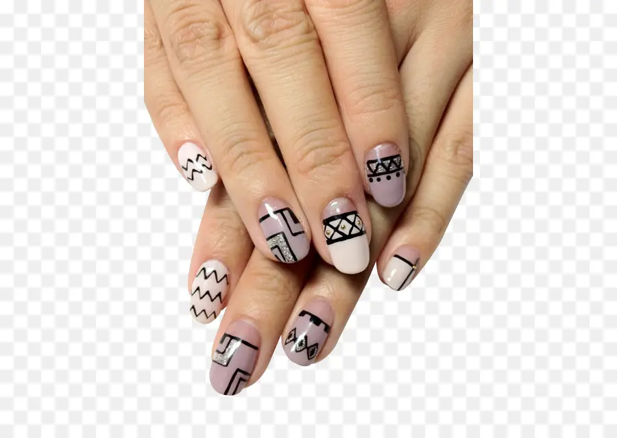 Nail Art，Mains PNG