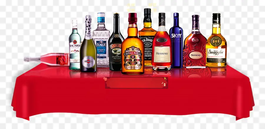 Bouteilles D'alcool，Alcool PNG