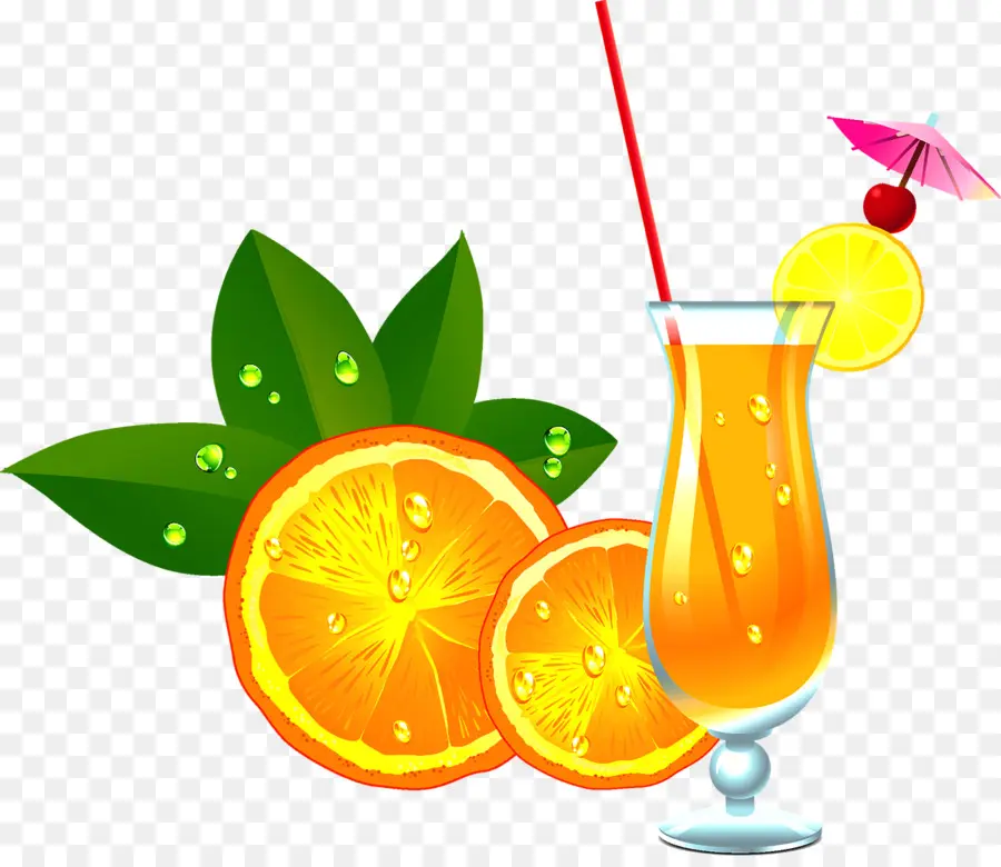 Du Jus D'orange，Verre PNG