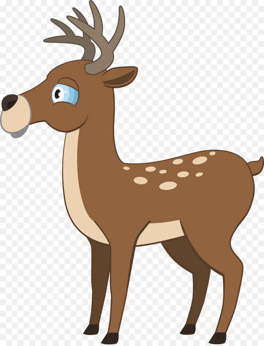 Cerf De Dessin Animé，Bois PNG