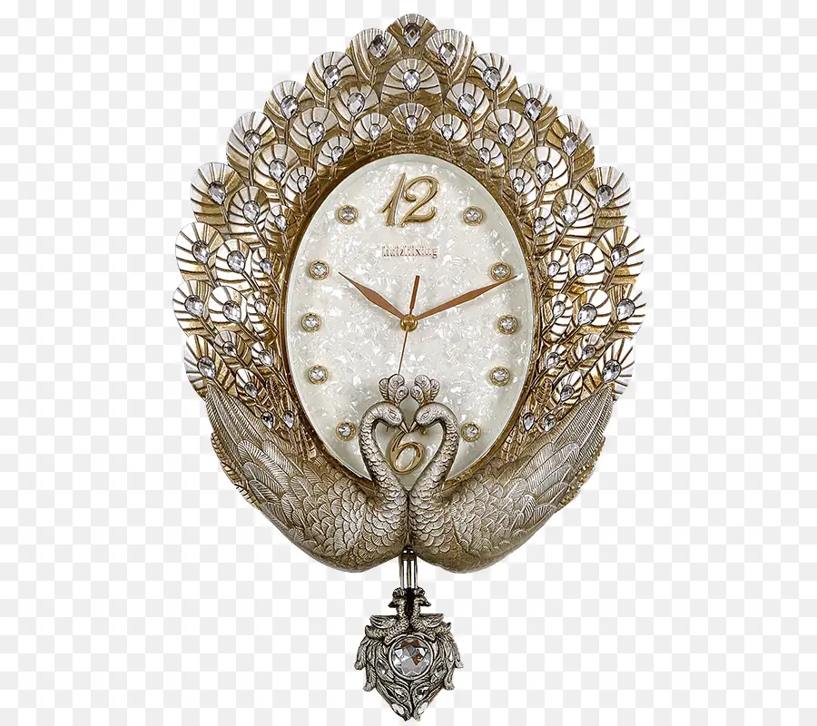 Horloge Paon，Paon PNG