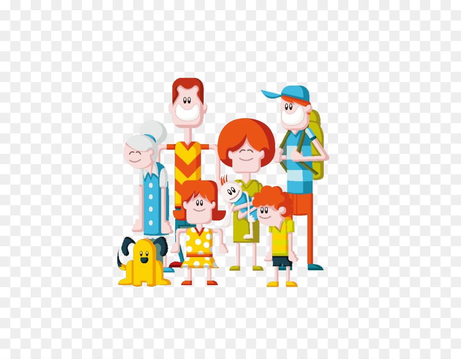 Famille，Dessin Animé PNG