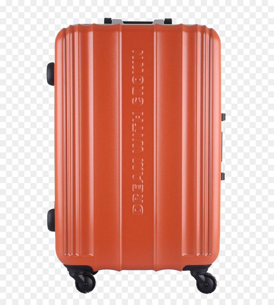 Valise Orange，Bagage PNG