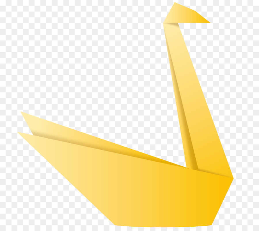 Cygne En Origami，Papier PNG