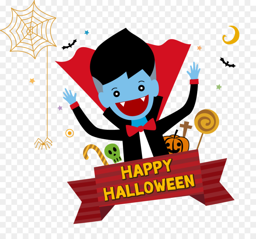 Joyeux Halloween，Vampire PNG