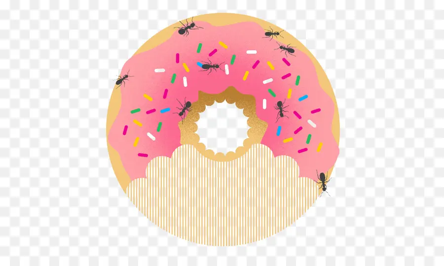 Donut，Fourmis PNG