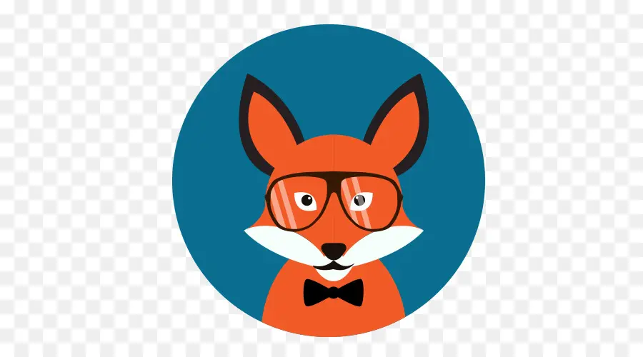 Renard，Lunettes PNG