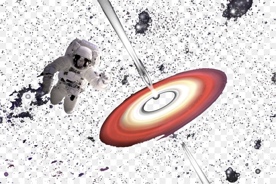 Astronaute Dans L'espace，Trou Noir PNG