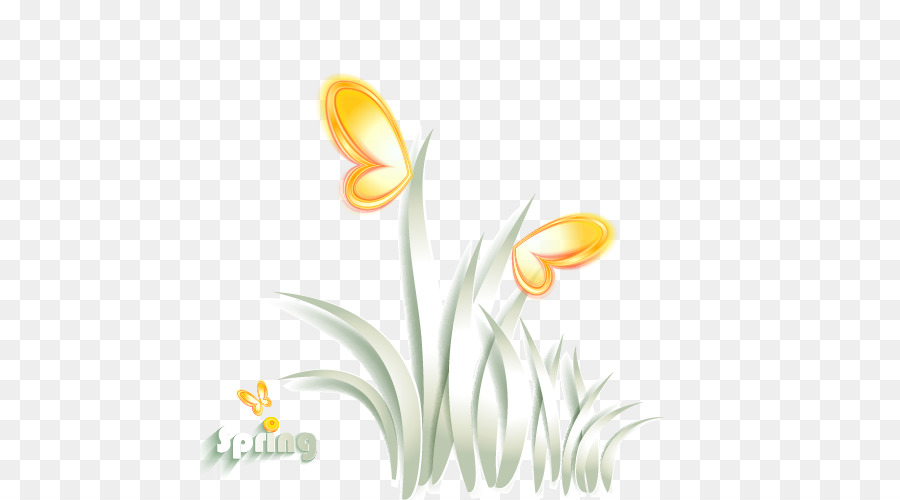 Papillons，Printemps PNG