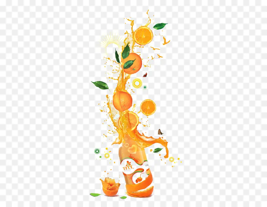 Du Jus D'orange，Orange PNG