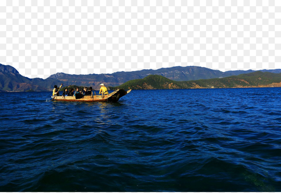 Bateau Sur L'eau，Lac PNG