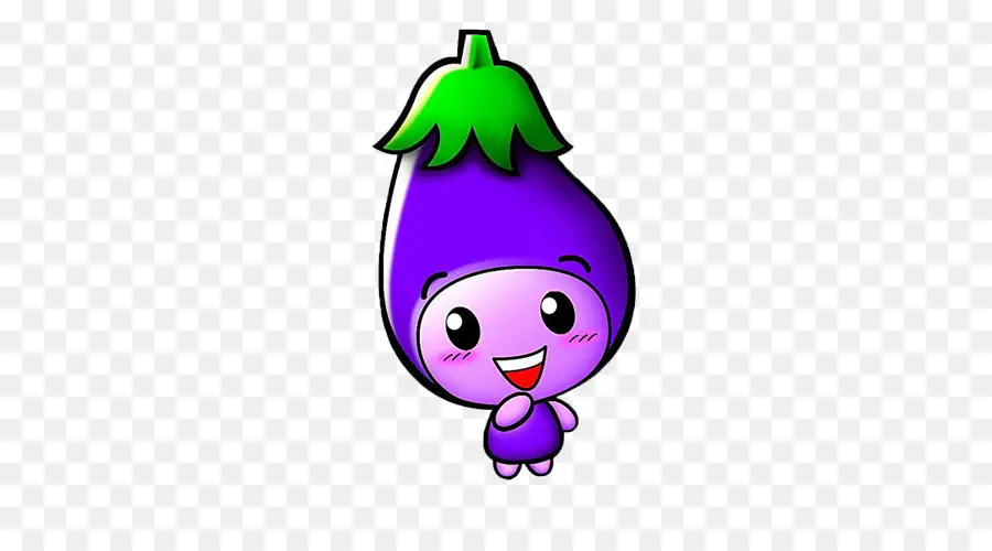 Aubergine，Dessin Animé PNG