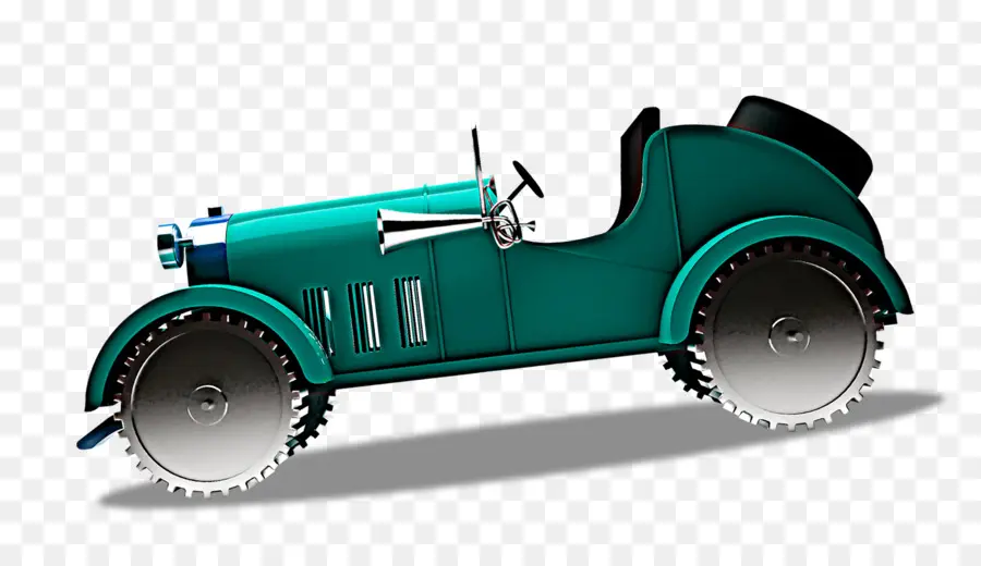 Voiture Ancienne Verte，Classique PNG