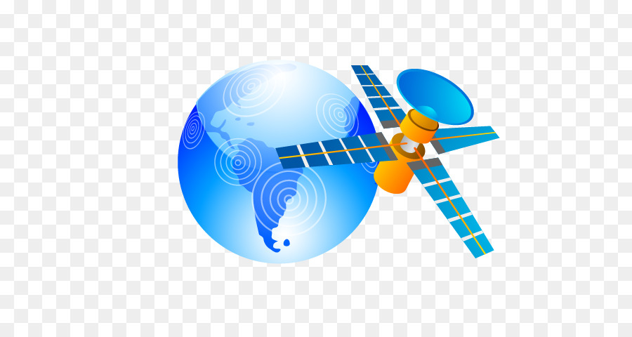 Satellite Et Terre，Globe PNG