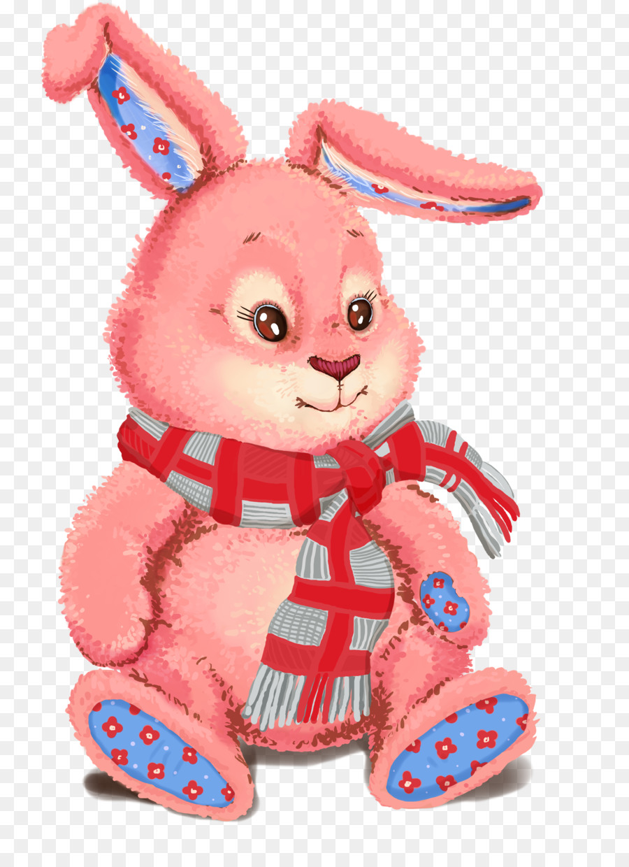 Lapin Rose，Foulard PNG