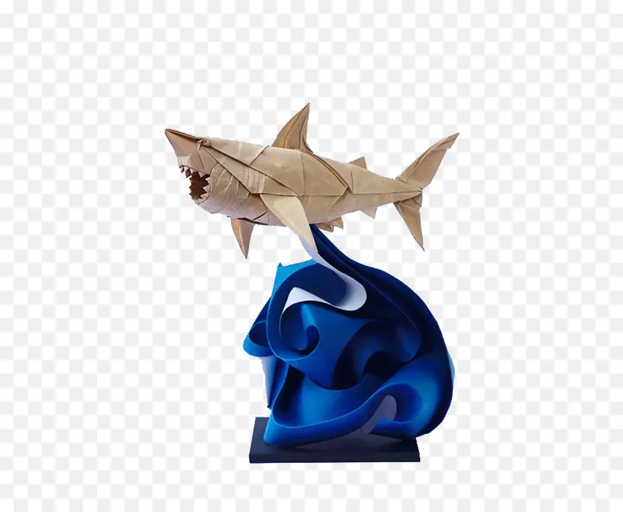 Requin En Origami，Papier PNG