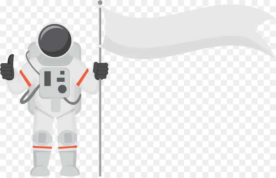 Astronaute Avec Drapeau，Espace PNG