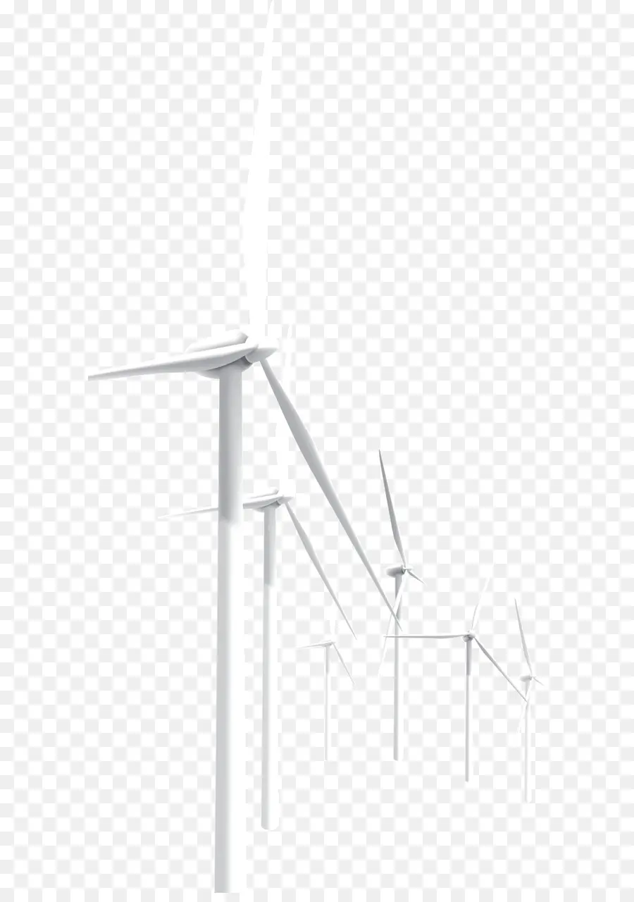 Éoliennes，Blanc PNG