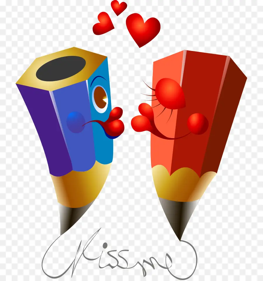 Crayon，Baiser PNG