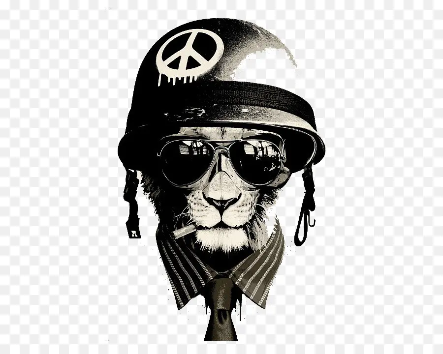 Lion，Casque PNG