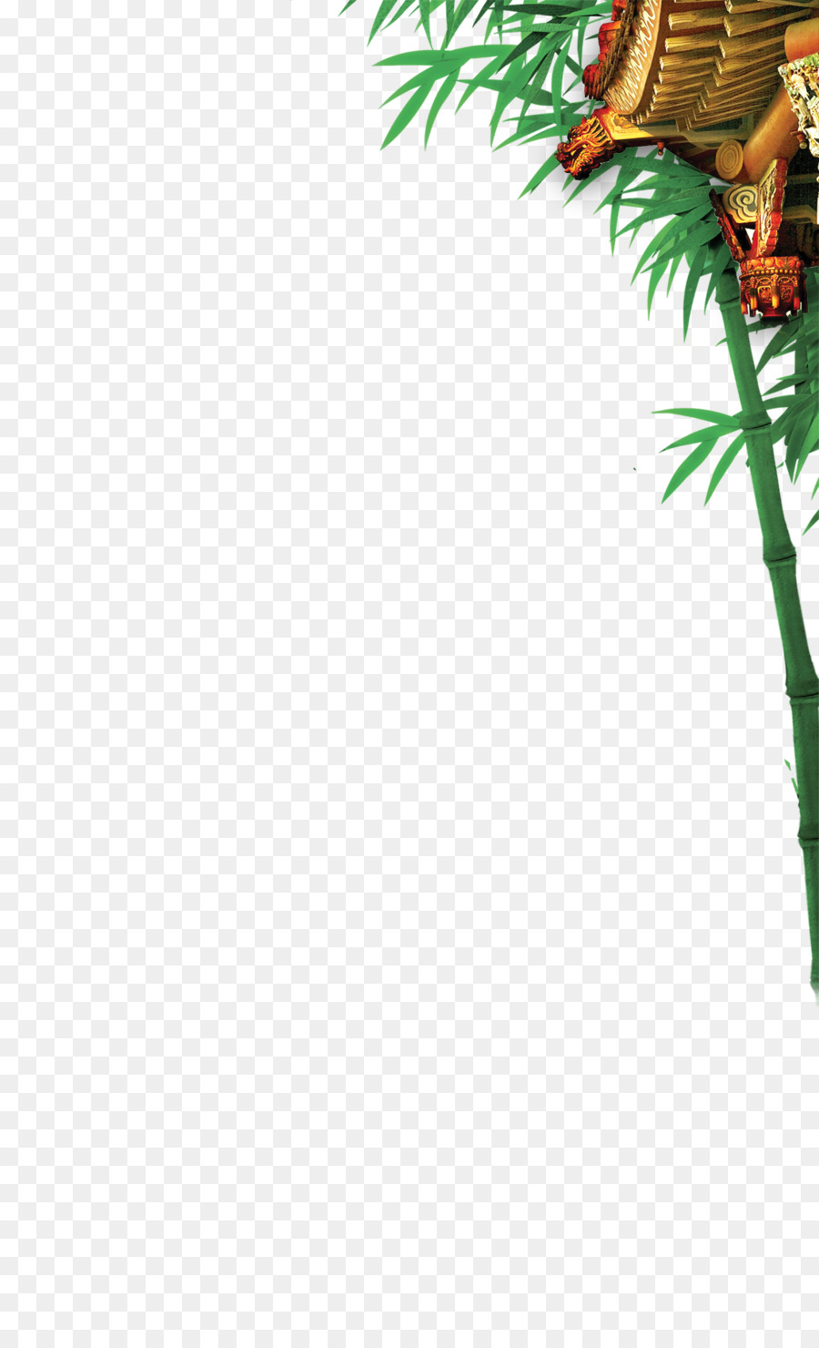 Bambou，Feuilles PNG