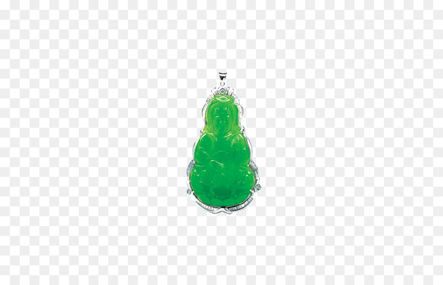 Pendentif Bouddha Vert，Pendentif PNG