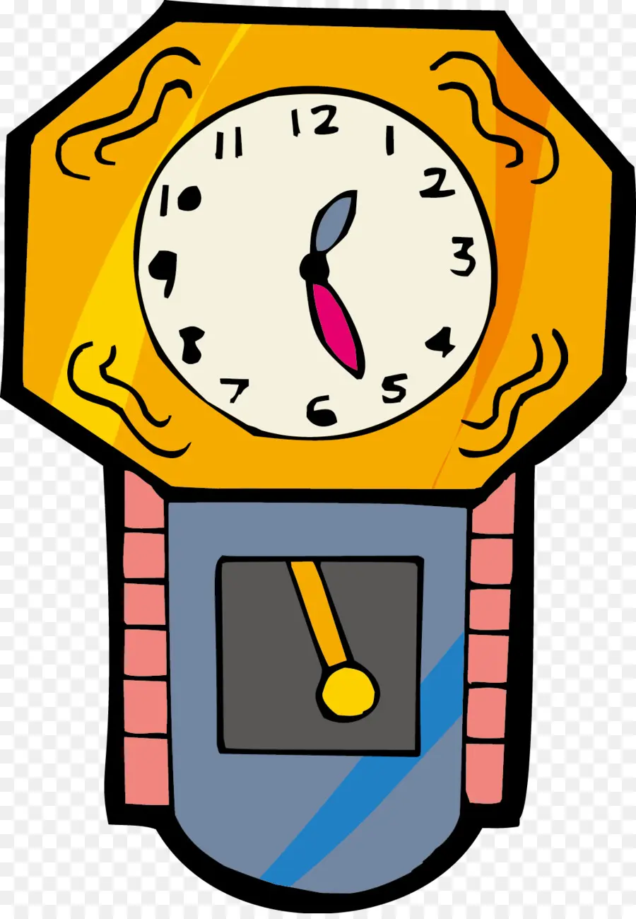 Horloge De Dessin Animé，Montre PNG