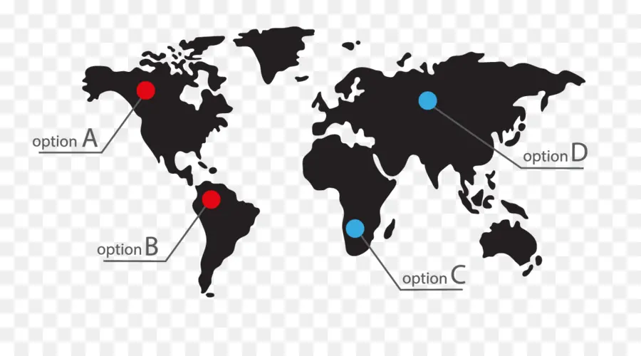 Carte Du Monde，Continents PNG