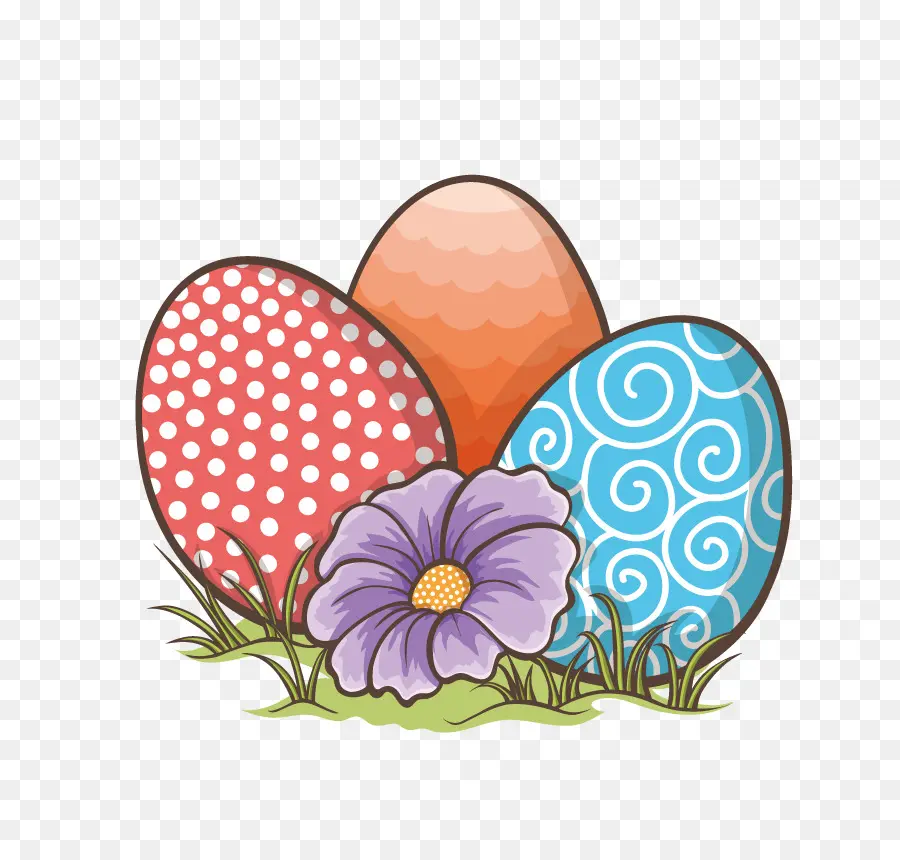 Oeufs De Pâques，Décoré PNG