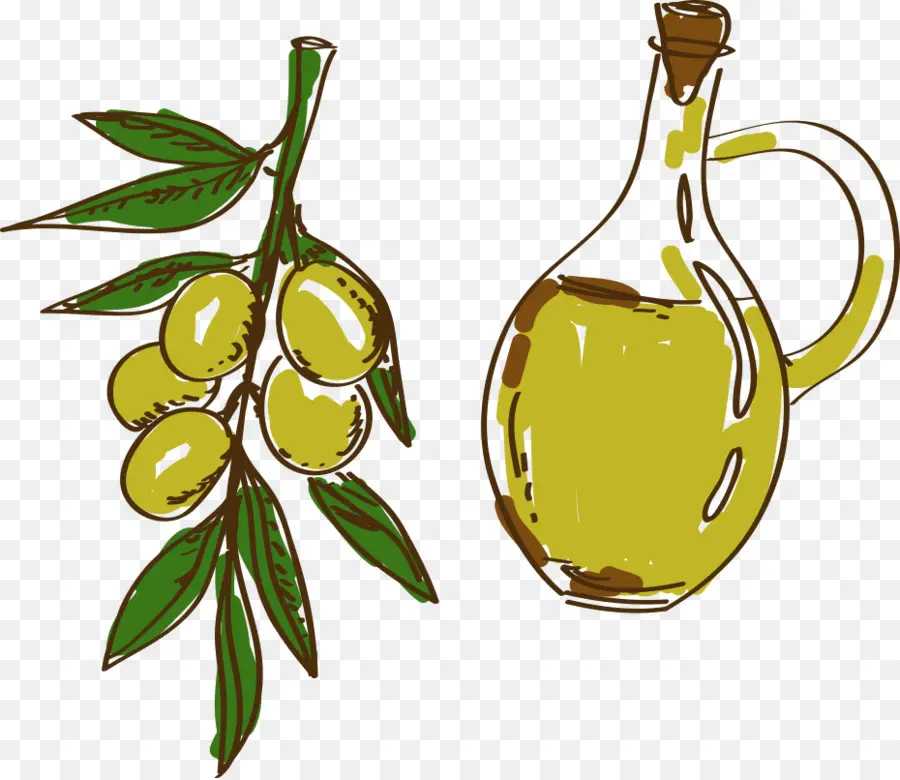 Huile D'olive，Olive PNG