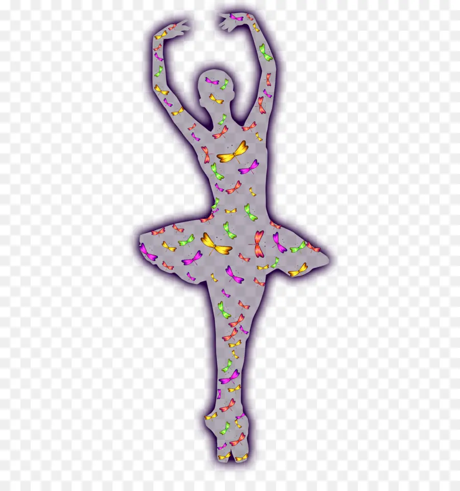 Ballerine Silhouette，Danse PNG