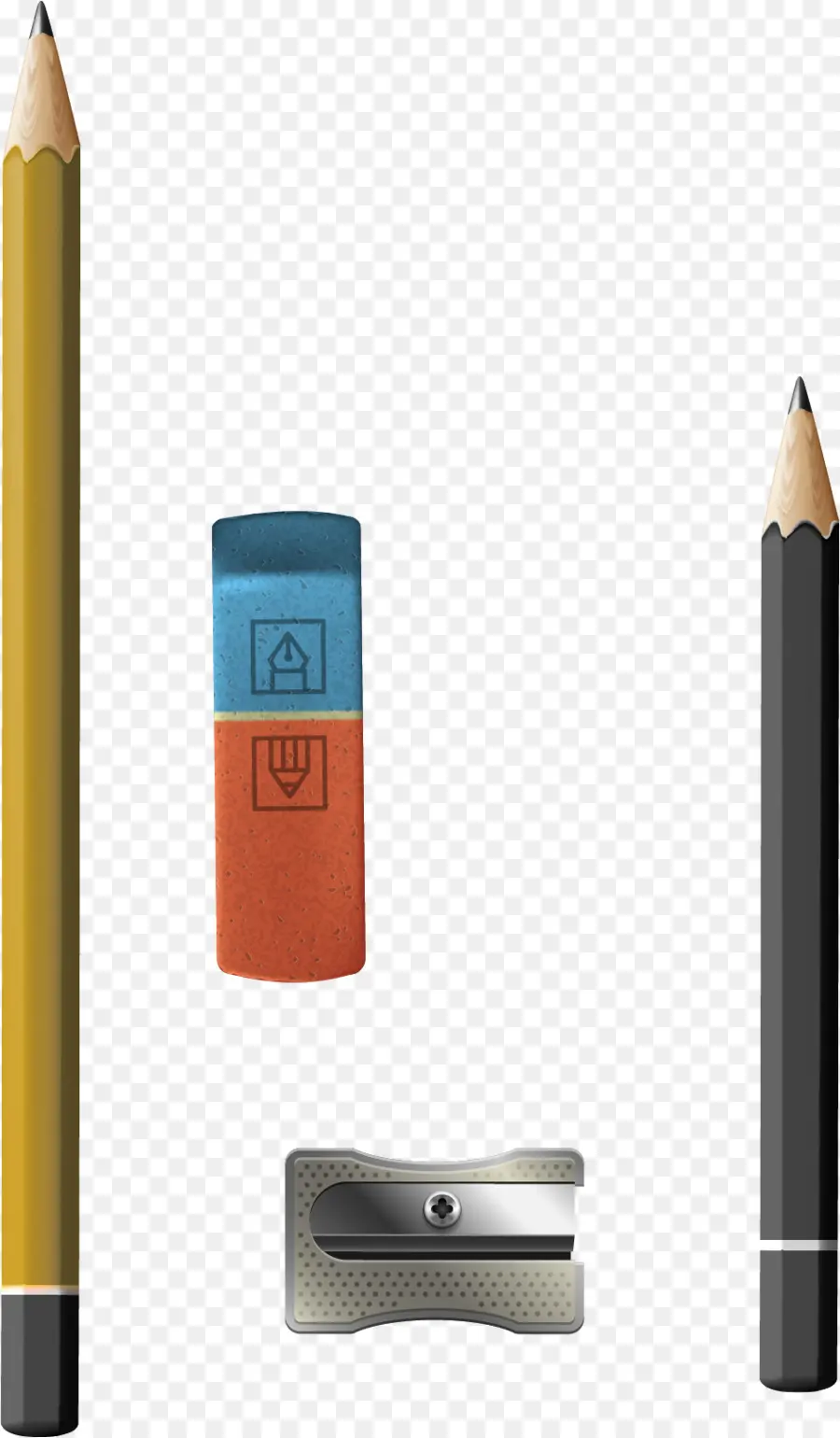 Stylo，Gomme PNG