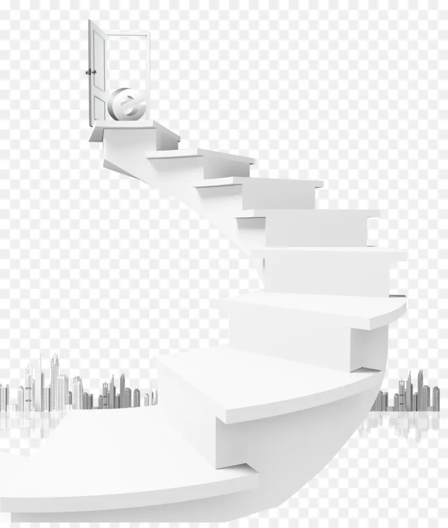 Escalier，Blanc PNG