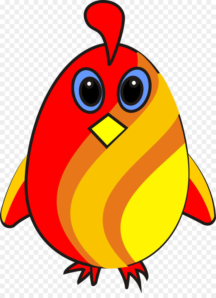 Oiseau De Dessin Animé，Rouge PNG