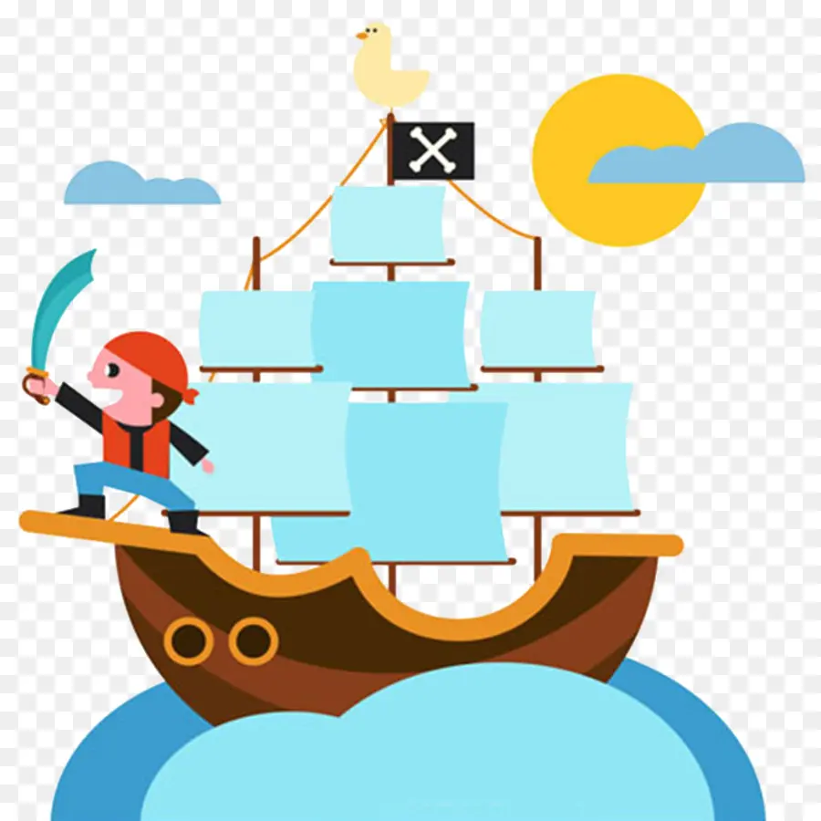 Bateau Pirate，Pirate PNG