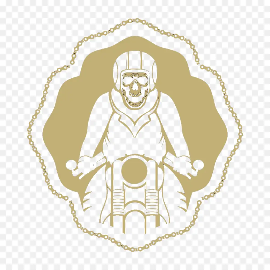 Motard Squelette，Moto PNG