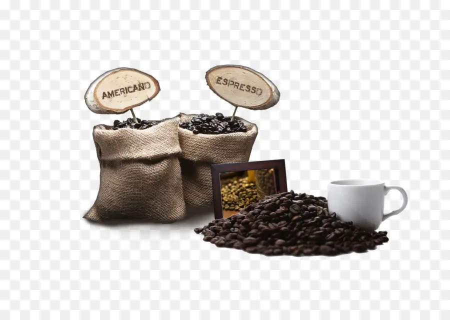 Café En Grains，Haricots PNG