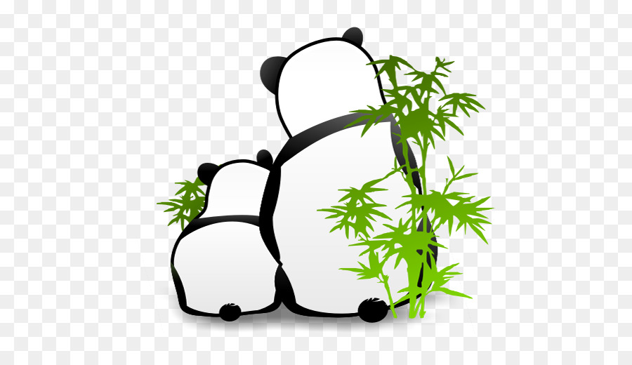 Pandas，Bambou PNG