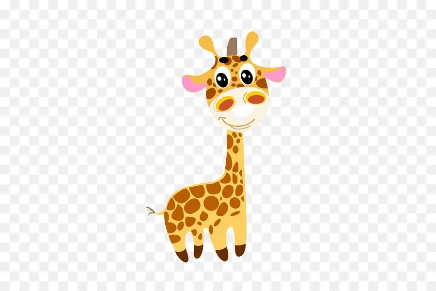 Girafe Mignonne，Dessin Animé PNG