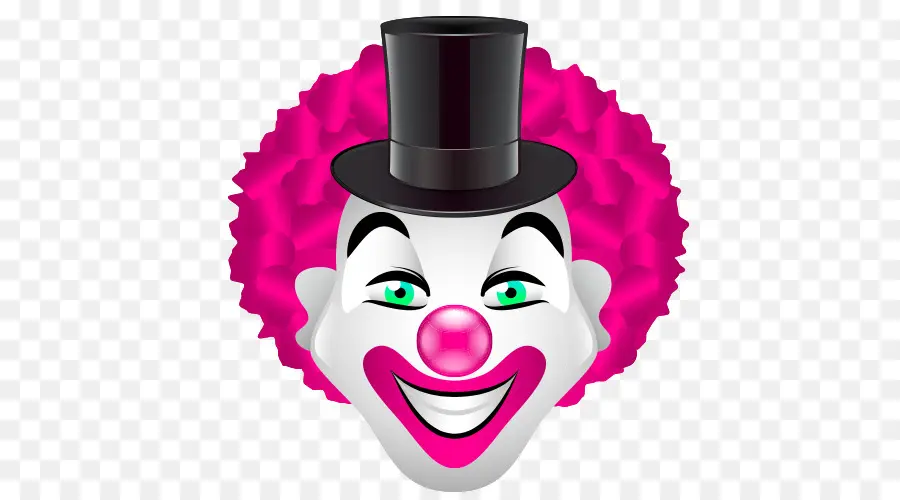 Visage De Clown，Chapeau PNG