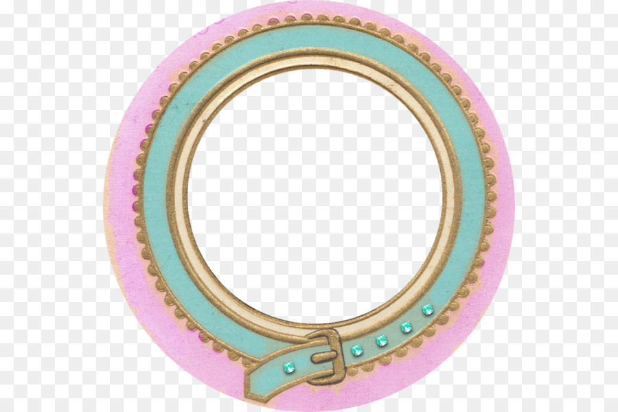 Cadre Cercle Rose，Rond PNG