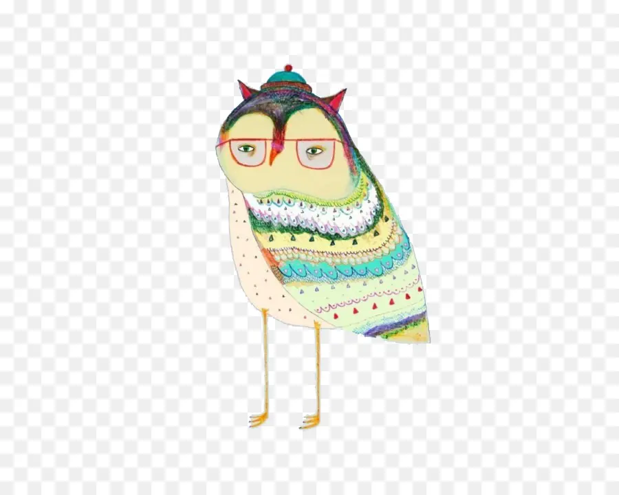 Hibou，Coloré PNG